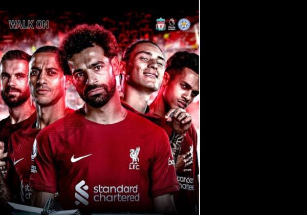 Link Live Streaming Liga Inggris 2022/2023: Liverpool vs Leicester City