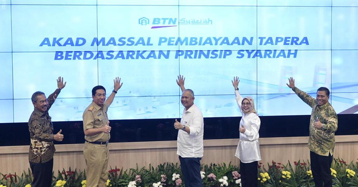 Bank BTN Gelar Akad Massal KPR Syariah