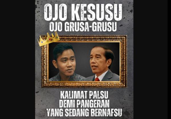 Pedas! Jokowi Disindir Meme Ojo Kesusu Ojo Grusa Grusu: Kalimat Palsu Demi Pangeran yang Bernafsu 