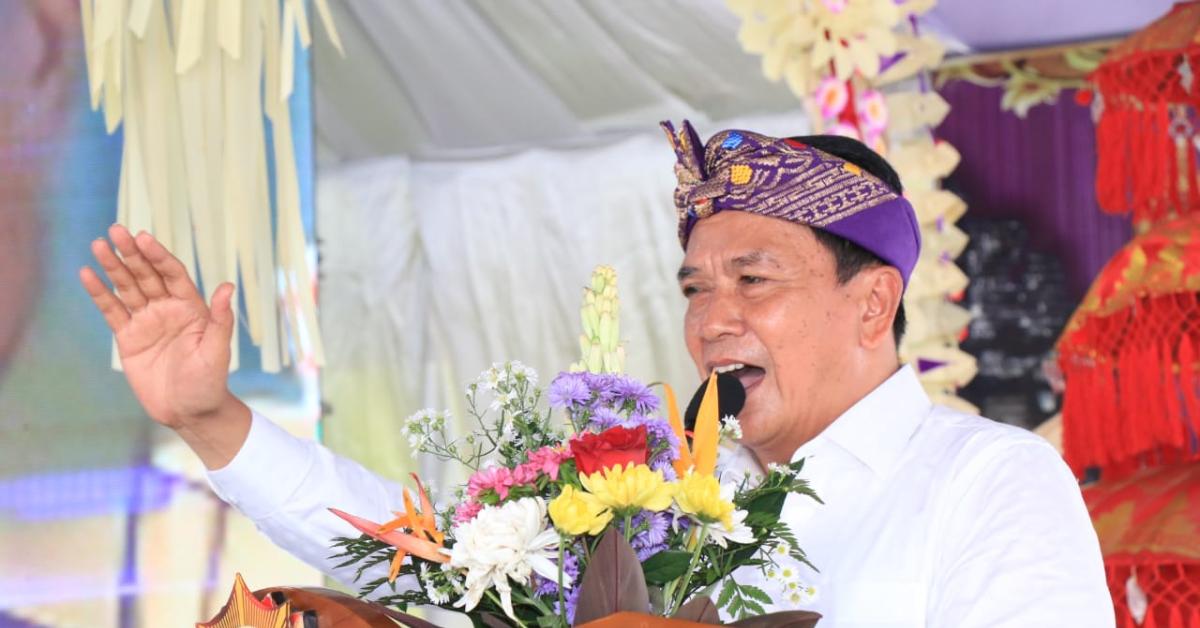 Hadiri Dharma Santi Hindu, Sekda Kabupaten Tangerang 'Gaungkan' Pesan Kerukunan Umat Beragama