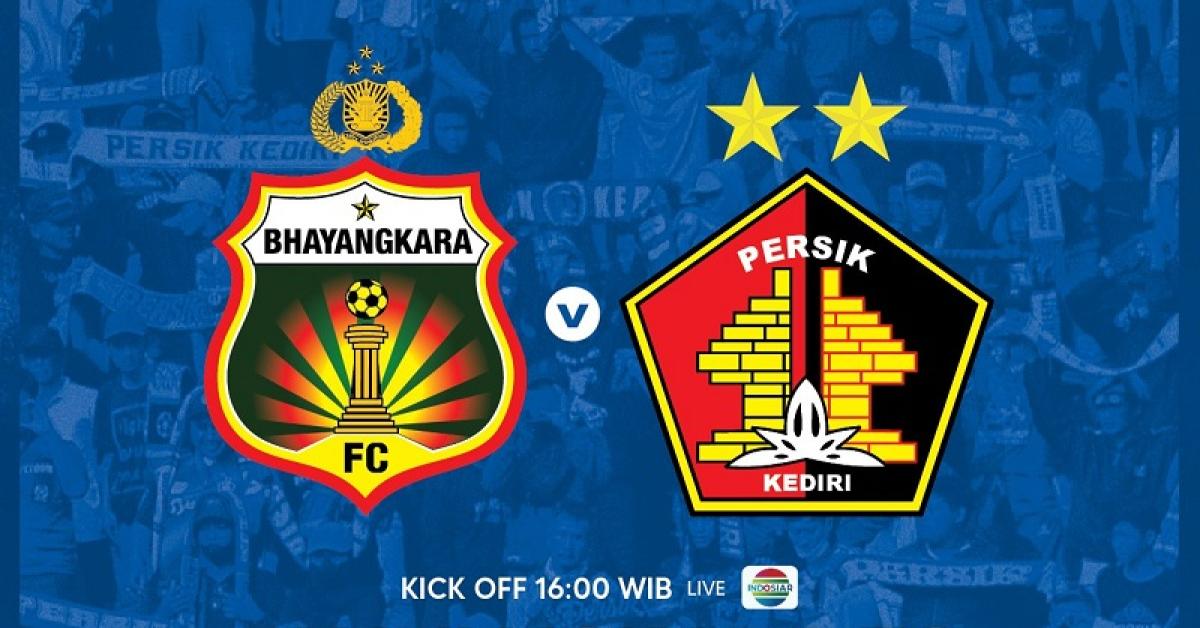 Link Live Streaming BRI Liga 1 2022/2023: Bhayangkara FC vs Persik Kediri