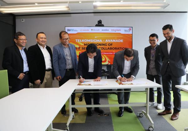 Akselerasi Transformasi Digital Berbasis Cloud, TelkomSigma Jalin Kerja sama dengan Avanade
