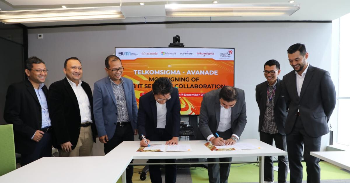 Akselerasi Transformasi Digital Berbasis Cloud, TelkomSigma Jalin Kerja sama dengan Avanade