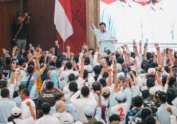 Konfederasi Serikat Pekerja Nusantara Dukung Prabowo-Gibran Menang Pilpres Satu Putaran