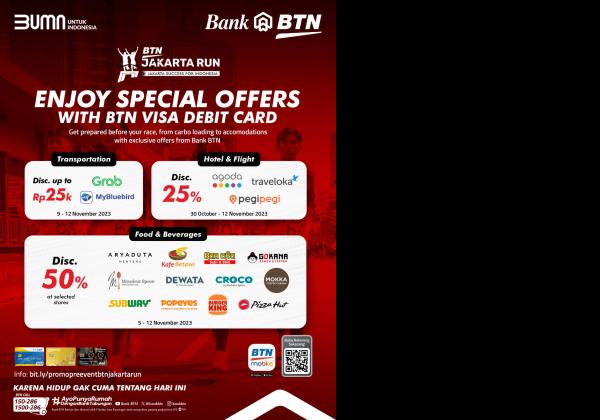 Banyak Promo Jelang BTN Jakarta Run 2023