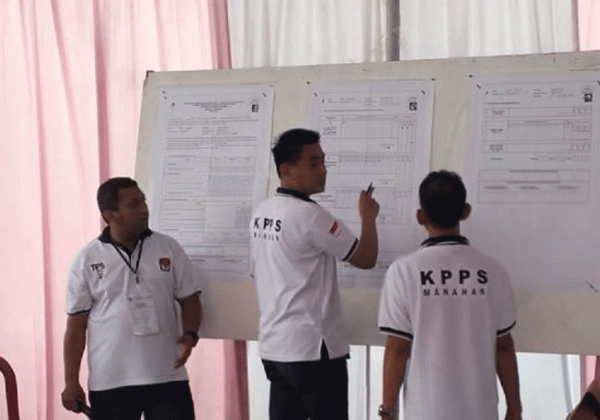 Raup 171 Suara, Prabowo-Gibran Unggul di TPS 34 Manahan Solo