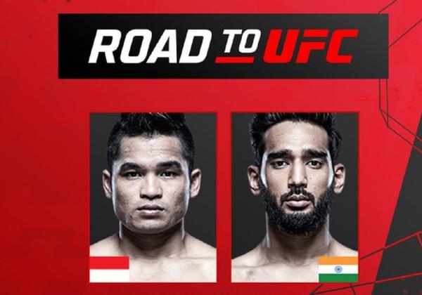 Link Live Streaming Final Road to UFC Gratis: Jeka Saragih vs Anshul Jubli