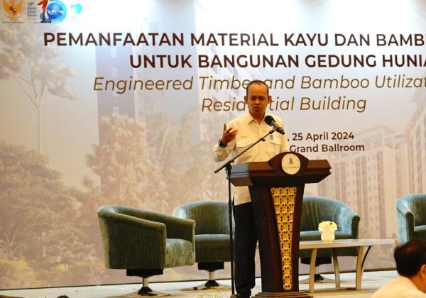Kementerian PUPR : Potensi Pemanfaatan Kayu dan Bambu Rekayasa Untuk Bangunan Gedung dan Hunian Sangat Besar