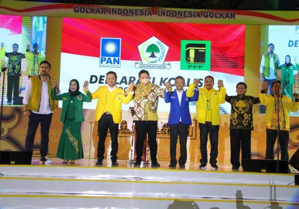 Pimpin Deklarasi KIB Kalimantan, Airlangga Instruksikan Kader Sukseskan IKN
