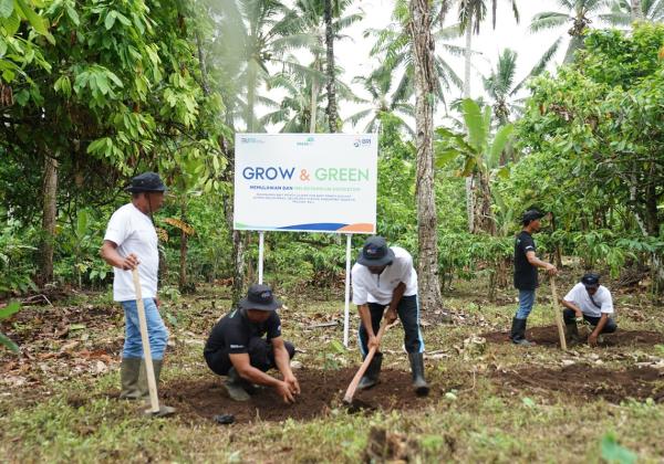 Menanam Tanaman Produktif di Lahan Kritis, BRI Grow & Green Berdayakan Dua Kelompok Tani di Bali