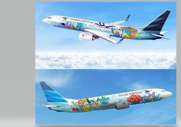 Garuda Indonesia Gunakan Pokemon Pikachu di Bodi Boeing 737-800 Next Generation, Apa Targetnya?