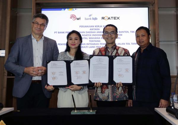 Dukung Pembayaran Jalan Tol Nir Sentuh, bank bjb Kolaborasi dengan Roatex dan Dwi
