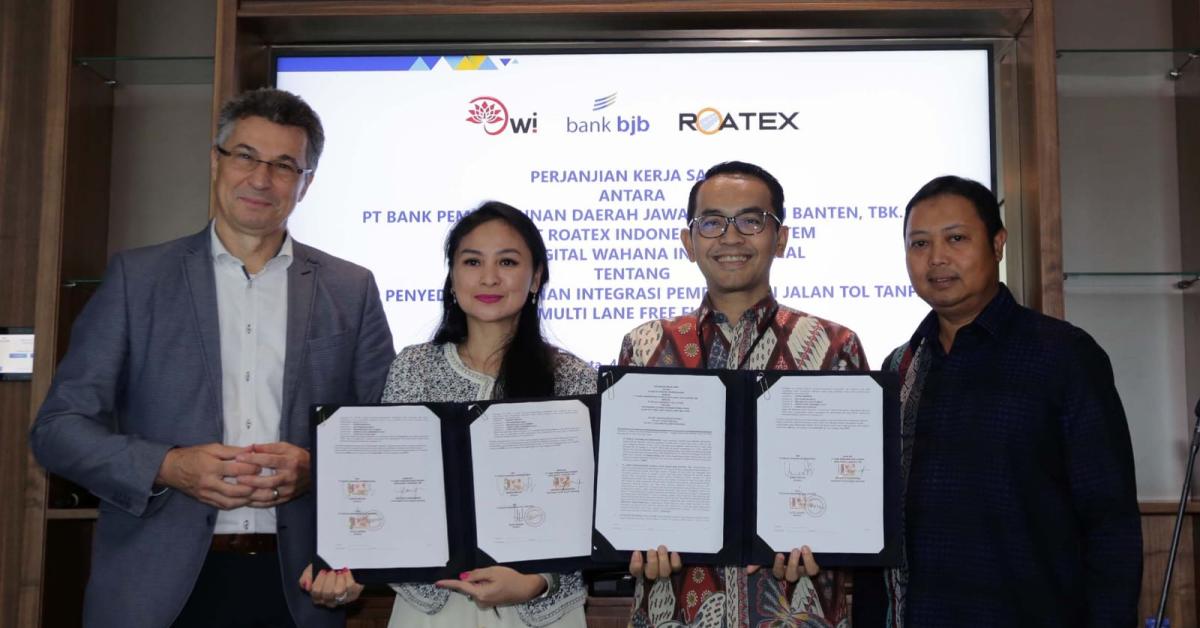 Dukung Pembayaran Jalan Tol Nir Sentuh, bank bjb Kolaborasi dengan Roatex dan Dwi