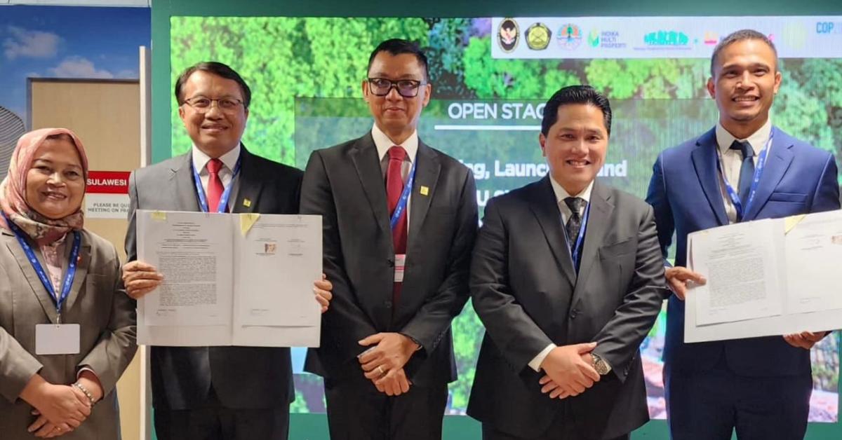 Di COP28 Dubai, PLN-Kemenkomarves Luncurkan Program STAB dan PERTIWI,  Kembangkan Biomassa di Tanah Air