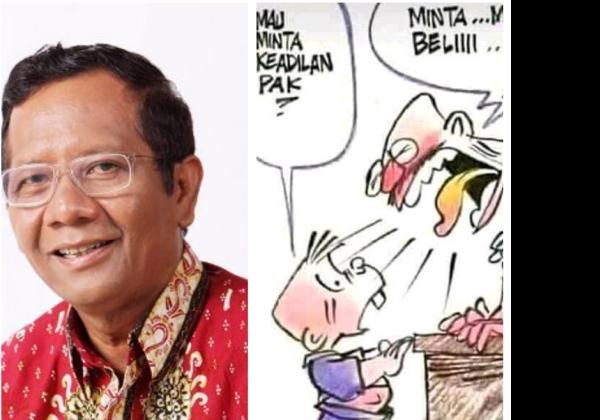 Mahfud MD Tertawakan Meme Perihal 'Minta Keadilan' yang Dikirim dari Sesama Menteri  