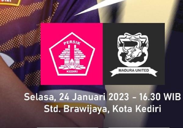 Link Live Streaming BRI Liga 1 2022/2023: Persik Kediri vs Madura United