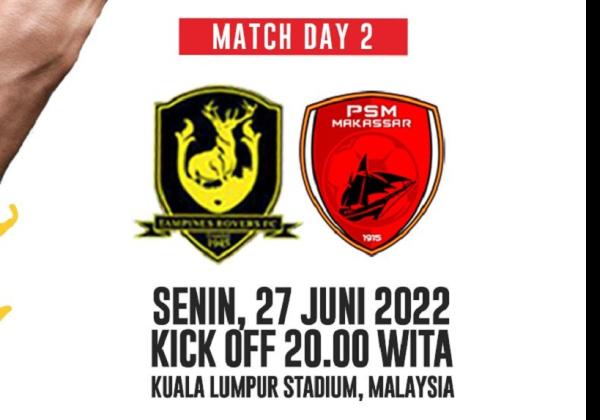Link Live Streaming AFC Cup 2022: Tampines Rovers vs PSM Makassar