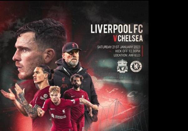 Link Live Streaming Liga Inggris 2022/2023: Liverpool vs Chelsea