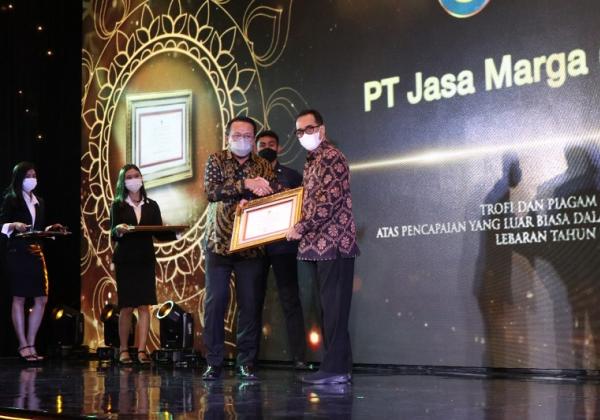 Jasa Marga Raih Penghargaan Penyelenggaraan Angkutan Lebaran Tahun 2022 Kementerian Perhubungan 