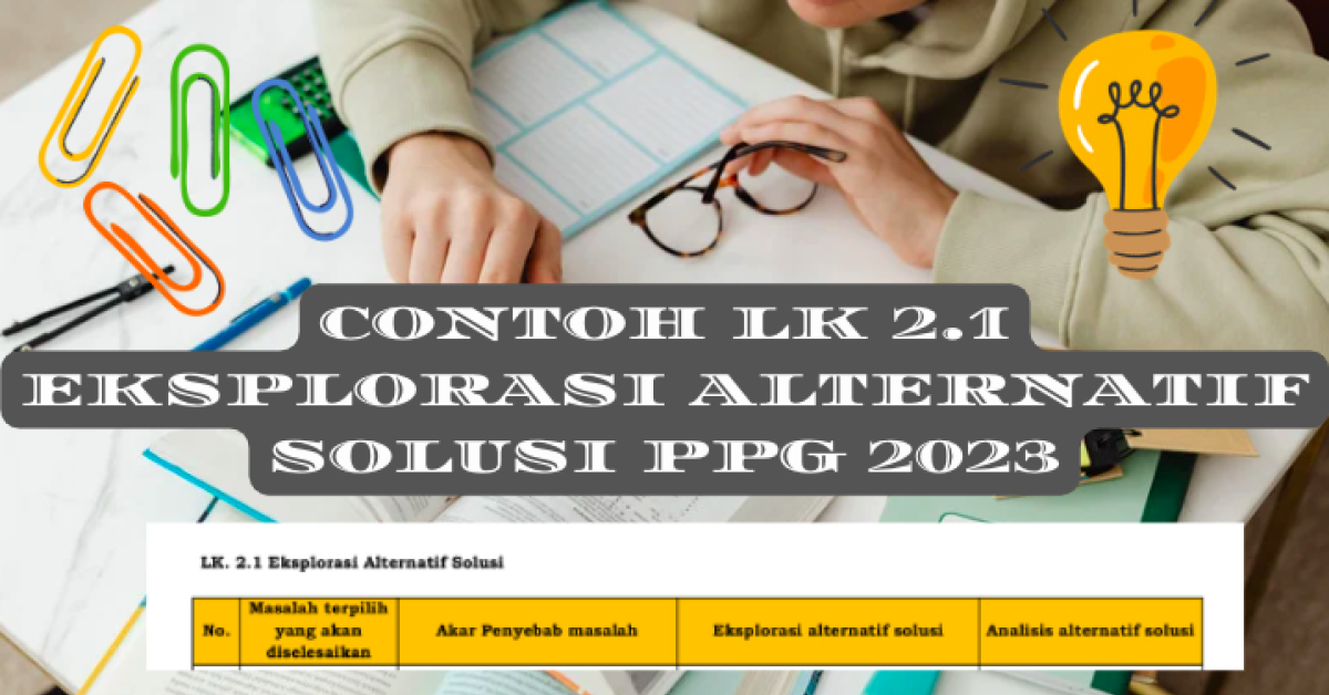 Contoh LK 2.1 Eksplorasi Alternatif Solusi PPG Daljab 2023 Lengkap PDF Jawaban
