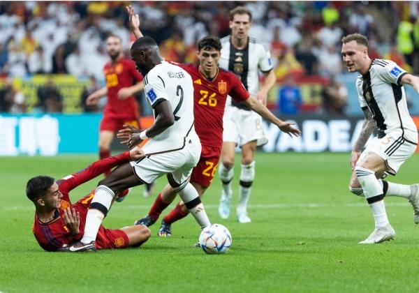 Piala Dunia 2022: Jerman vs Spanyol Hanya Bermain Imbang 1-1