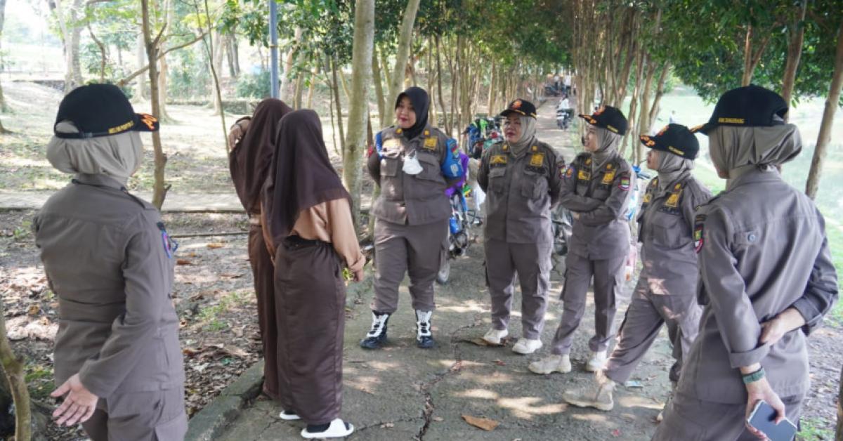 Kawasan Puspem Kabupaten Tangerang Jadi Tempat Pelajar Madol, Satpol PP Turun Tangan!