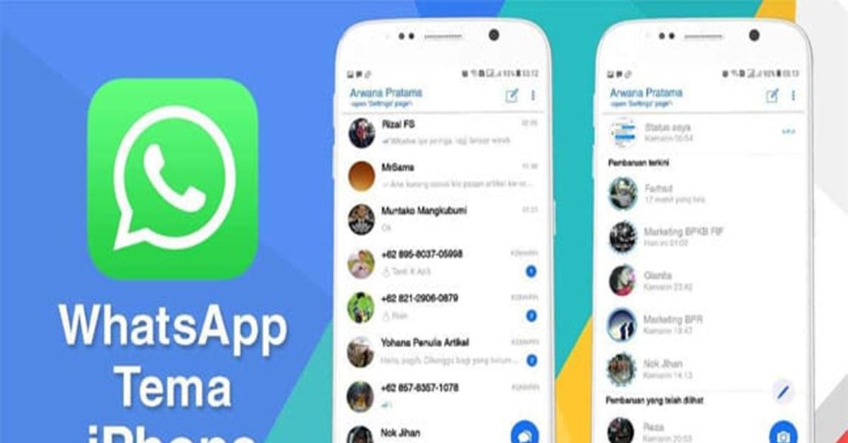 Download WA Mod iOS Iphone Apk versi 14 Terbaru 2023, Nikmati WA Android Rasa Iphone