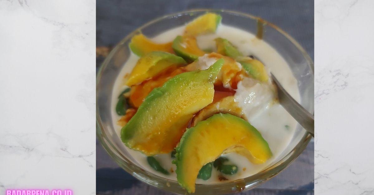 Cara Membuat Cendol Alpukat Susu Gula Aren,Cemilan Bergizi dan Nikmat