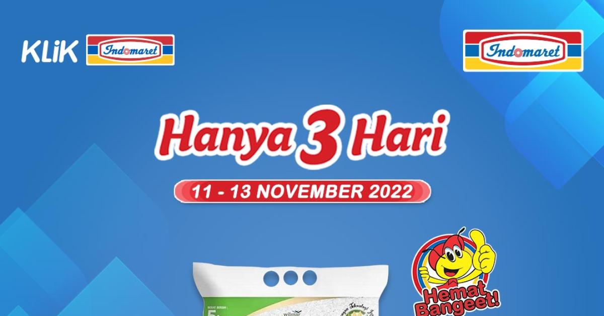 Katalog promo Indomaret, Beras hingga Minyak Goreng Turun, Waktu Terbatas