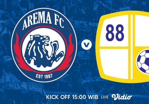 Link Live Streaming BRI Liga 1 2022/2023: Arema FC vs Barito Putera