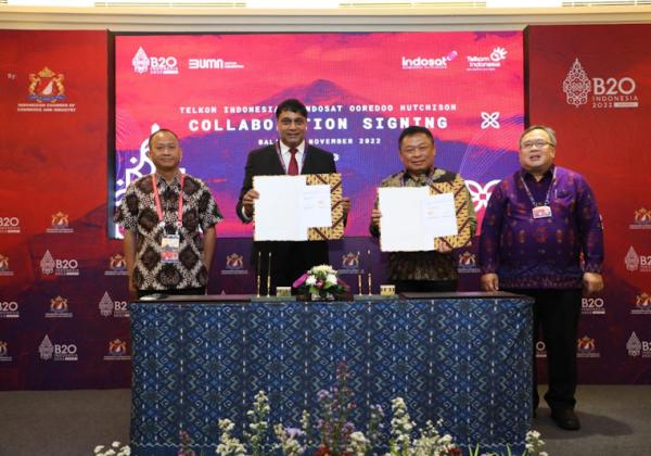 Kolaborasi Telkom Indonesia dan Indosat Ooredoo Hutchison Akselerasi Pertumbuhan Ekonomi Digital Indonesia