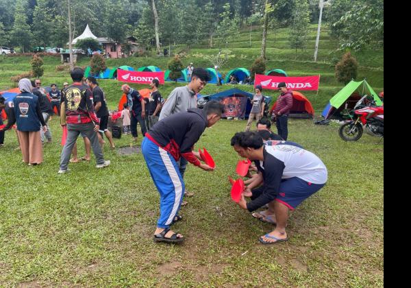 Jelang Ramadhan, Komunitas Honda Silahturahim Sambil Kemah