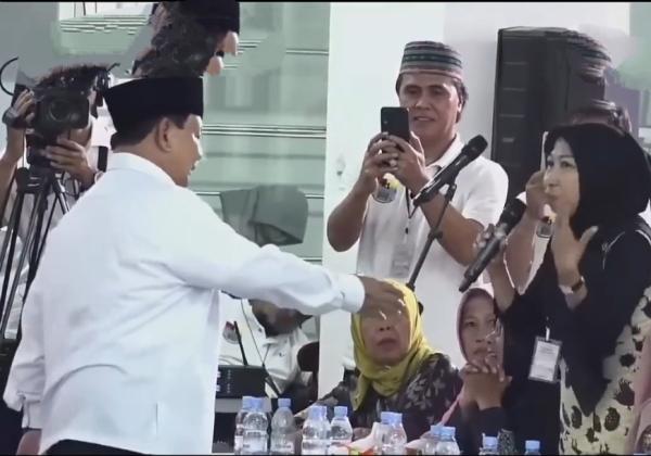 Jawab Pertanyaan Warga, Capres Prabowo Dianggap Tidak Nyambung dan Ngegas, Keluar Sifat Aslinya? 