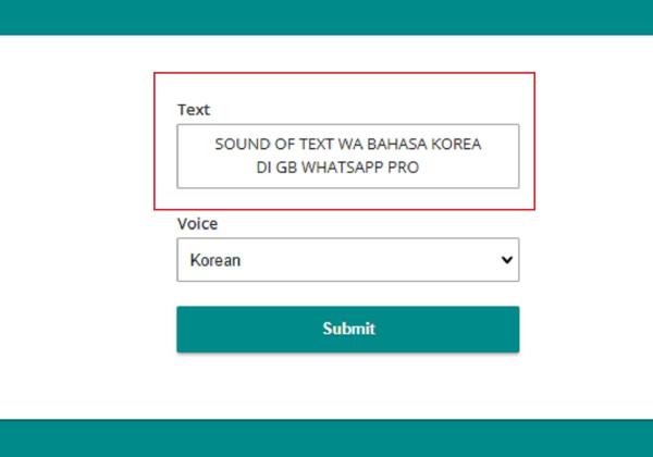 Terbaru! Cara Buat dan Pasang Sound of Text WA Bahasa Korea di GB WhatsApp Pro Gratis