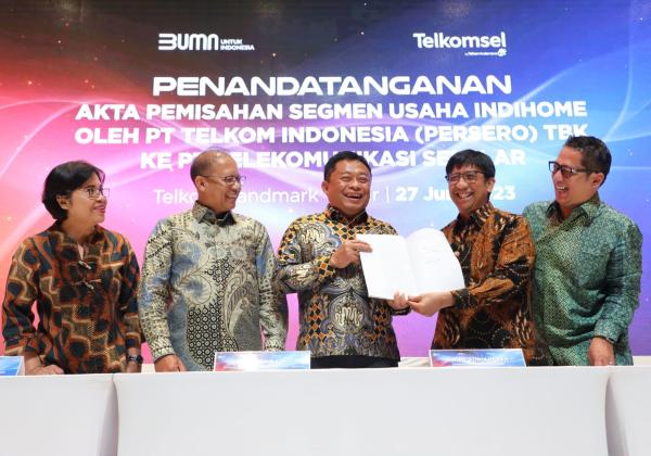 Percepat Pemerataan Konektivitas Digital Indonesia, Telkom Resmi Integrasikan IndiHome ke Telkomsel