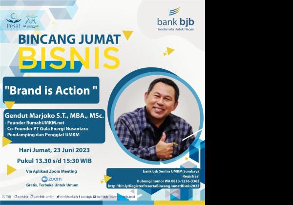 Bincang Jumat Bisnis Edisi 23 Juni 2023 Kupas Pentingnya Branding