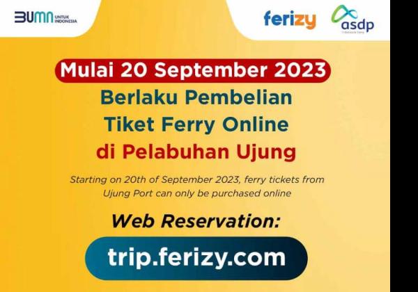 Pacu Akselerasi Digitalisasi, ASDP Terapkan Reservasi Tiket Online via trip.ferizy.com di Surabaya