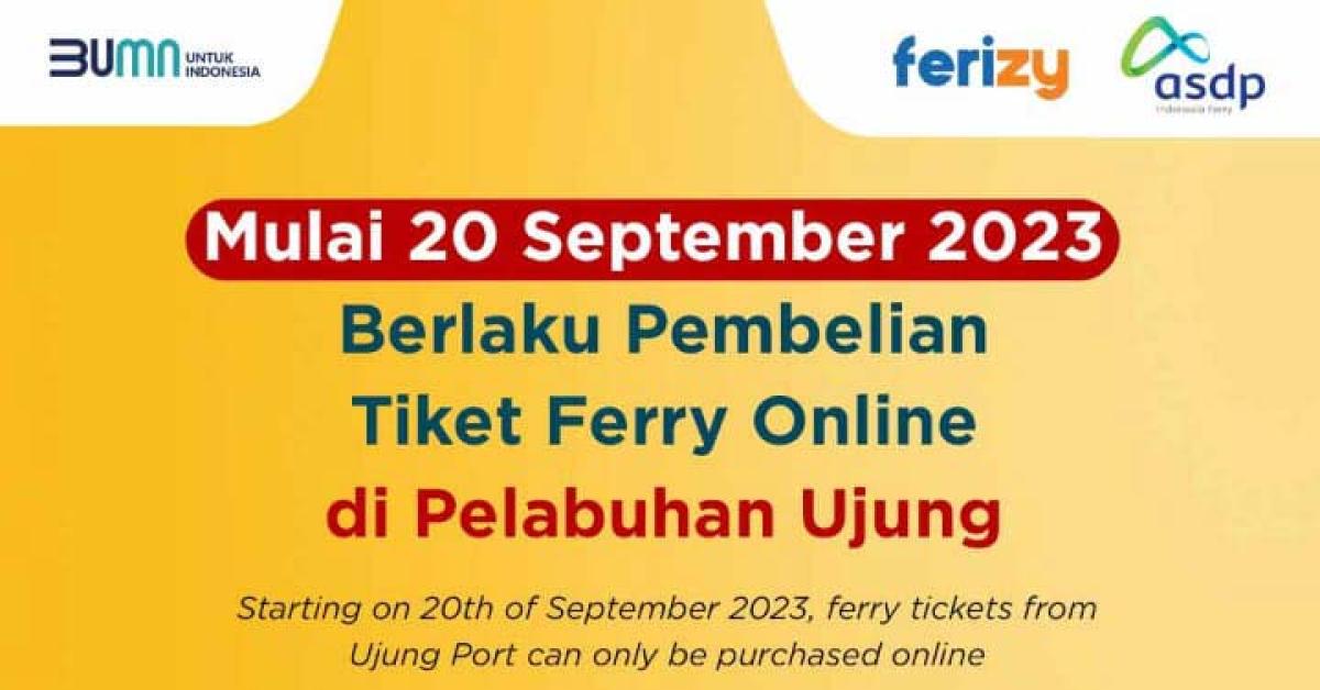 Pacu Akselerasi Digitalisasi, ASDP Terapkan Reservasi Tiket Online via trip.ferizy.com di Surabaya