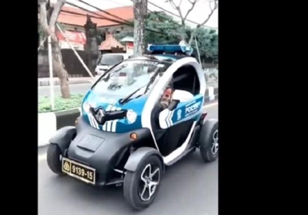 Polisi Pamerkan Mobil Listrik untuk Kawal KTT G20 di Bali, Bentuknya Imut Banget