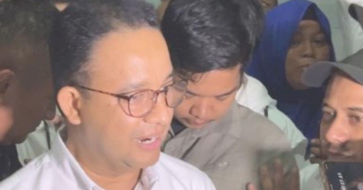 Tanggapan Santai Anies Soal Data KPU Bocor: 'Tunggu Pernyataan Resmi'