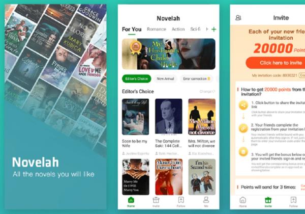 Download Apk Novelah: Aplikasi Penghasil Uang Hanya Baca Novel, Buruan Instal Klik di Sini