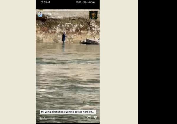 Ibunda Eril Unggah Video Perjuangan Ridwan Kamil di Sungai Aare: Ini yang Dilakukan Ayahmu Setiap Hari, Ril