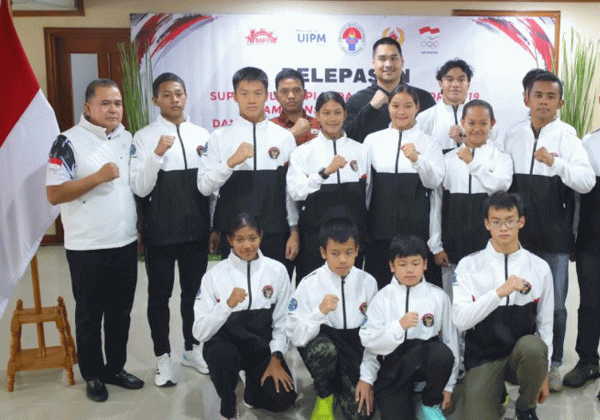 Menpora Dito Lepas Kontingen Pentathlon Indonesia ke Korsel dan Thailand