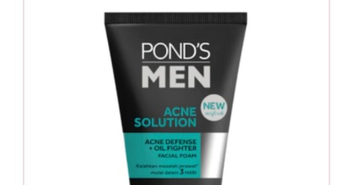 Review Ponds Mens Acne Solution, Facial Foam Paling Ampuh Lawan Jerawat dan Kulit Berminyak 