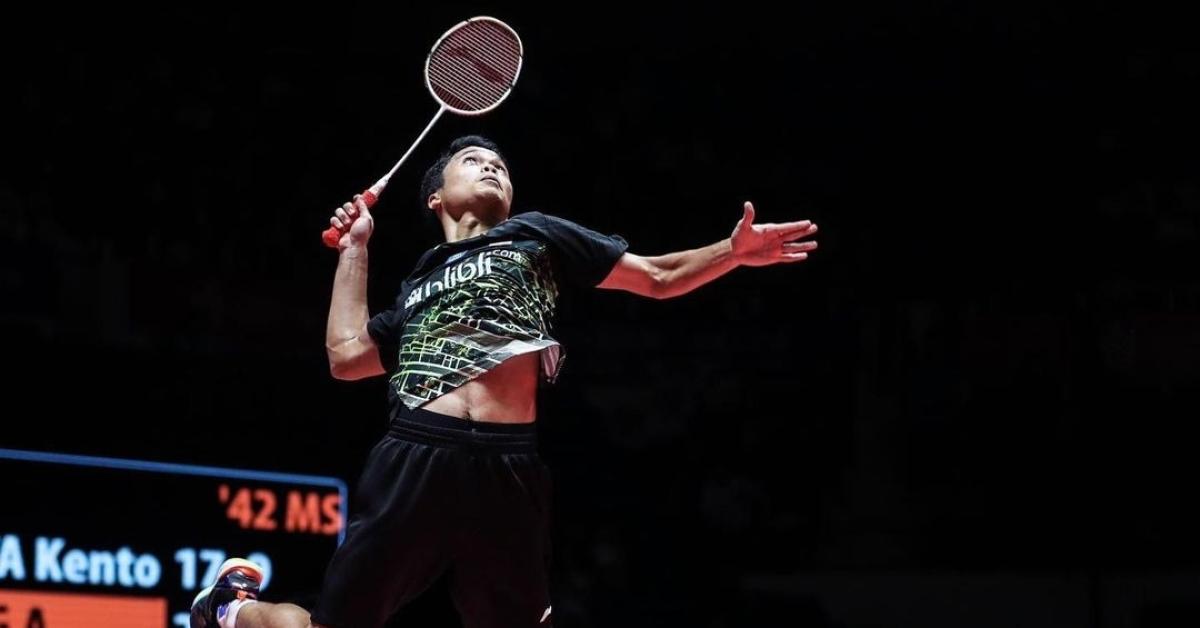 Ginting Buka Kemenangan Indonesia di Babak Kualifikasi Piala Thomas 2024