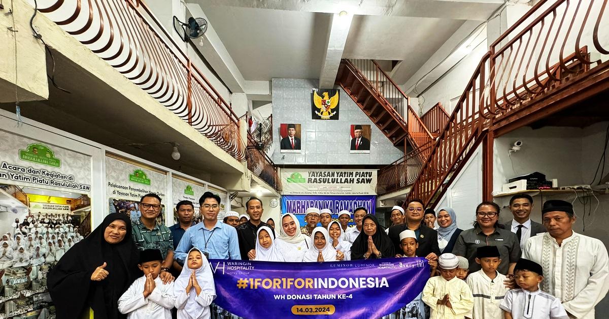 #1for1forindonesia Tahun ke-4 Program dari Waringin Hospitality Melipatgandakan Donasi Nasi Box