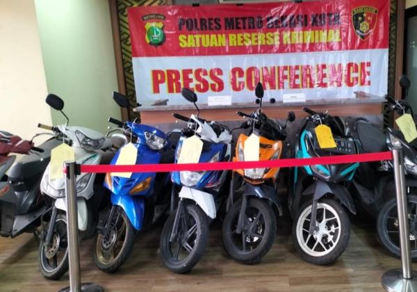 8 Komplotan Maling Motor di Bekasi Tertangkap, Sempat Beraksi Menggunakan Pistol Mainan