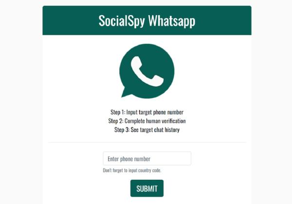 Cara Sadap WA Pakai Social Spy WhatsApp Terbaru, Tanpa Sentuh HP Target!