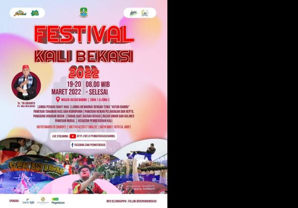 Pemkot Bekasi Kembali Gelar 'Festival Kali Bekasi',  Simak Keseruannya di Tanggal 19 - 20 Maret 2022