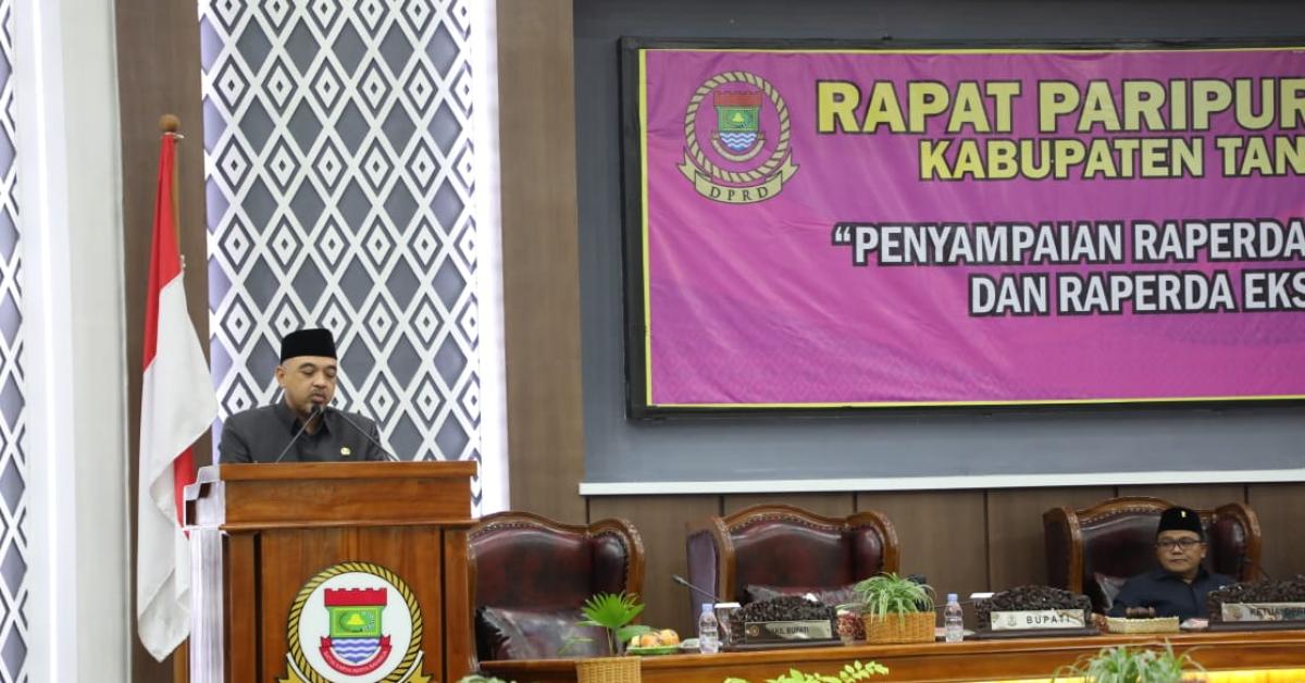 Zaki Minta Dua Raperda Usulan Eksekutif Segera Disahkan DPRD Kabupaten Tangerang